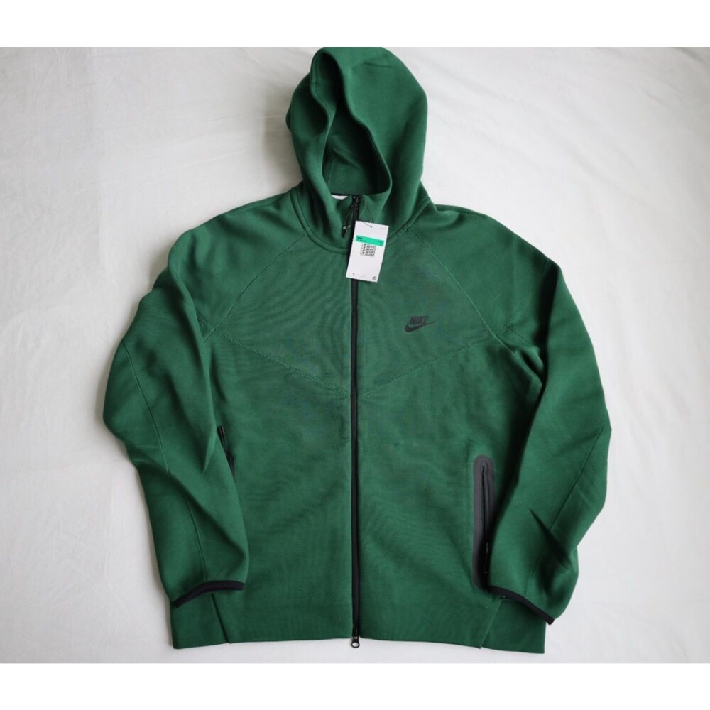 Nike Tech Fleece Windrunner Full Zip Hoodie Mens XL Gorge Green FQ1883-341 NWT